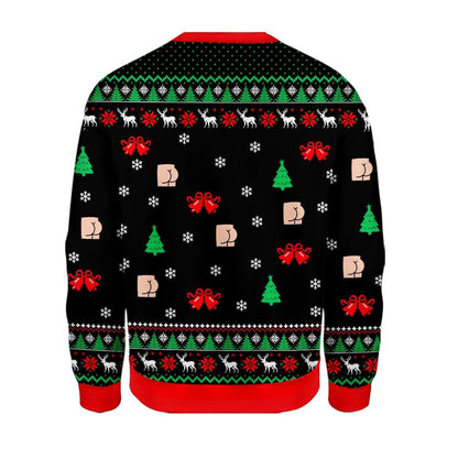 Funny Santa Butt Ugly Christmas Sweater