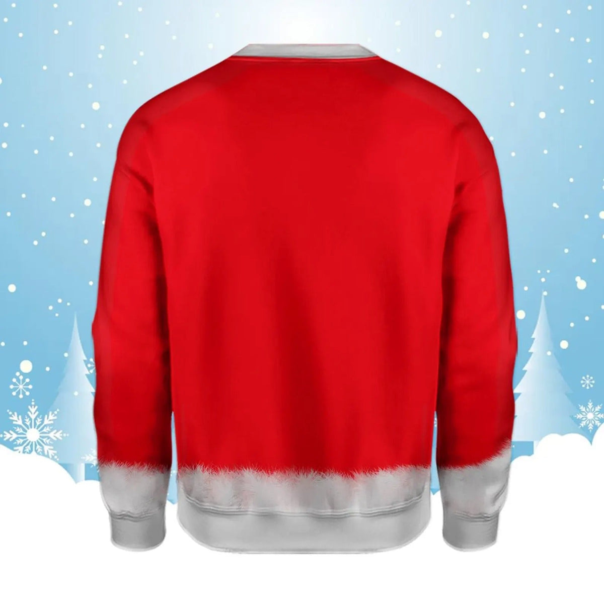 Funny Santa Belly Ugly Christmas Sweatshirt