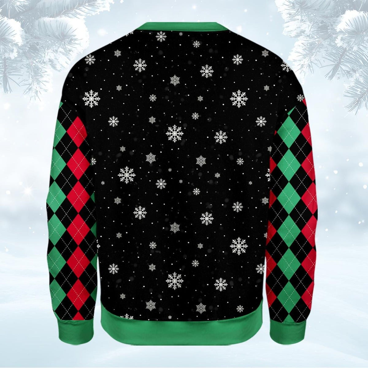 Funny Santa on Chimney Christmas Sweatshirt