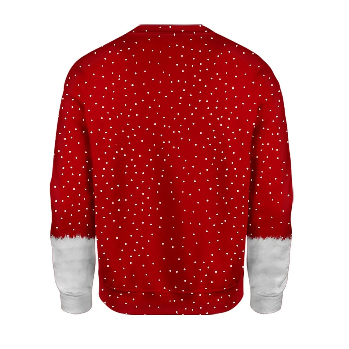 3D Realistic Hairy Santa Funny Christmas Sweatshirt #2