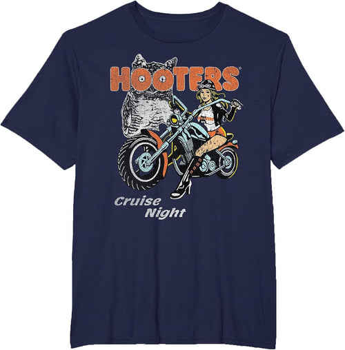 Hooters Cruise Night Biker Chick Vintage T-Shirt