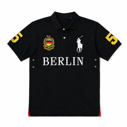 Berlin Equestrian Embroidered Premium Polo Shirt