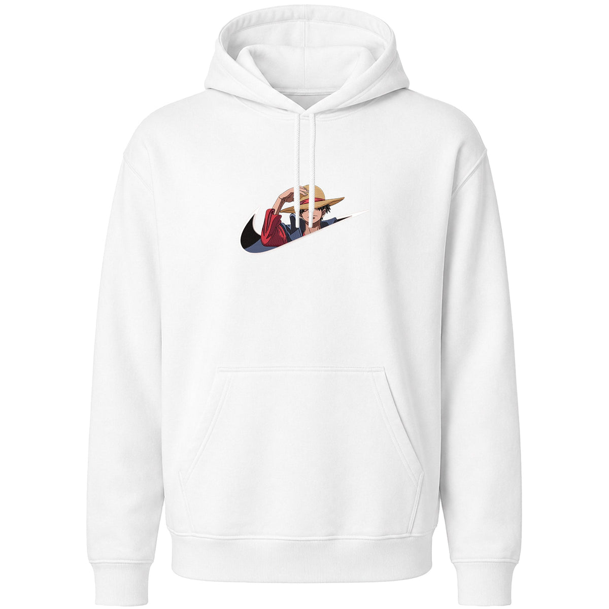 ONEPIECE LUFFY SWOOSH V2 Embroidered Hoodie
