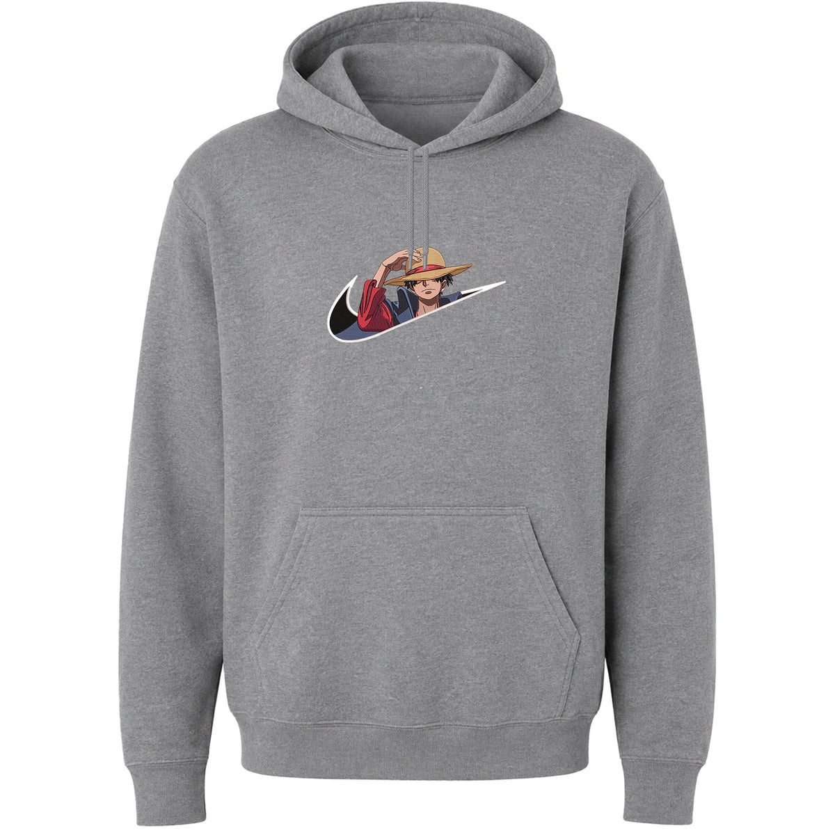 ONEPIECE LUFFY SWOOSH V2 Embroidered Hoodie