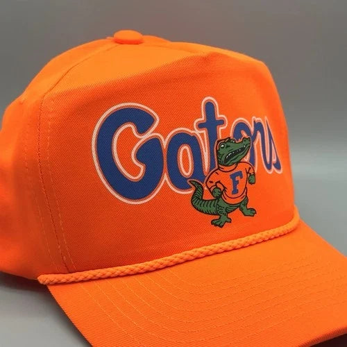 Florida Gators Trucker Hat Vintage 90s Orange SnapBack Cap College Football