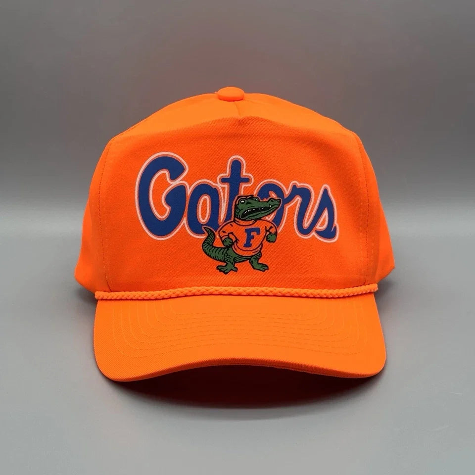 Florida Gators Trucker Hat Vintage 90s Orange SnapBack Cap College Football