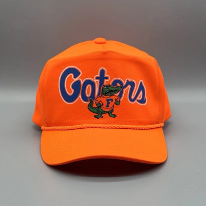 Florida Gators Trucker Hat Vintage 90s Orange SnapBack Cap College Football