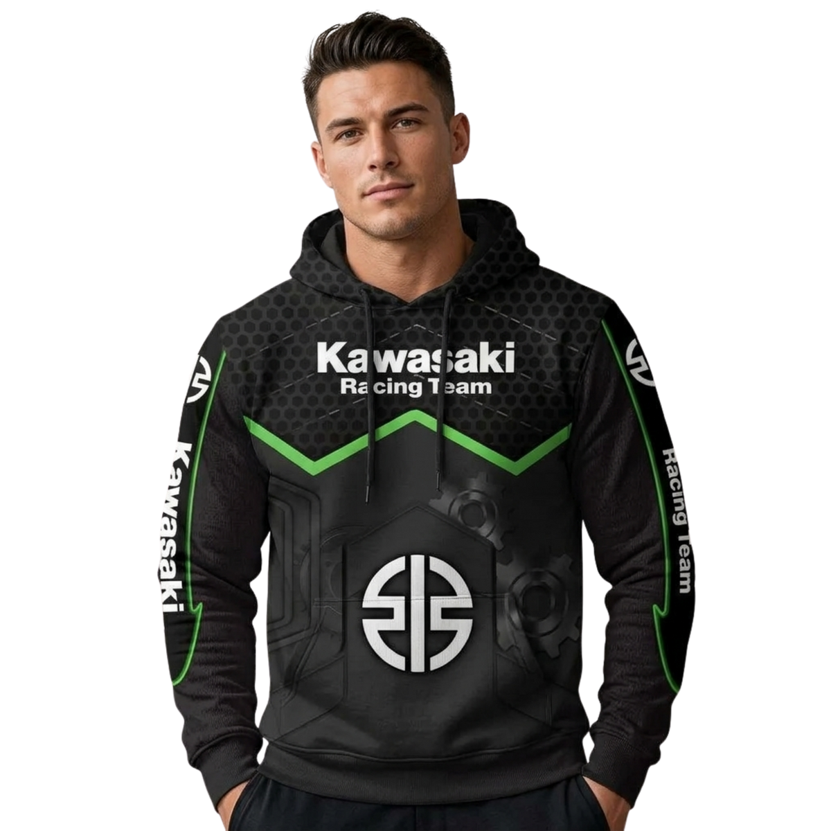 Kawasaki Motorcycle Uniform Hoodie