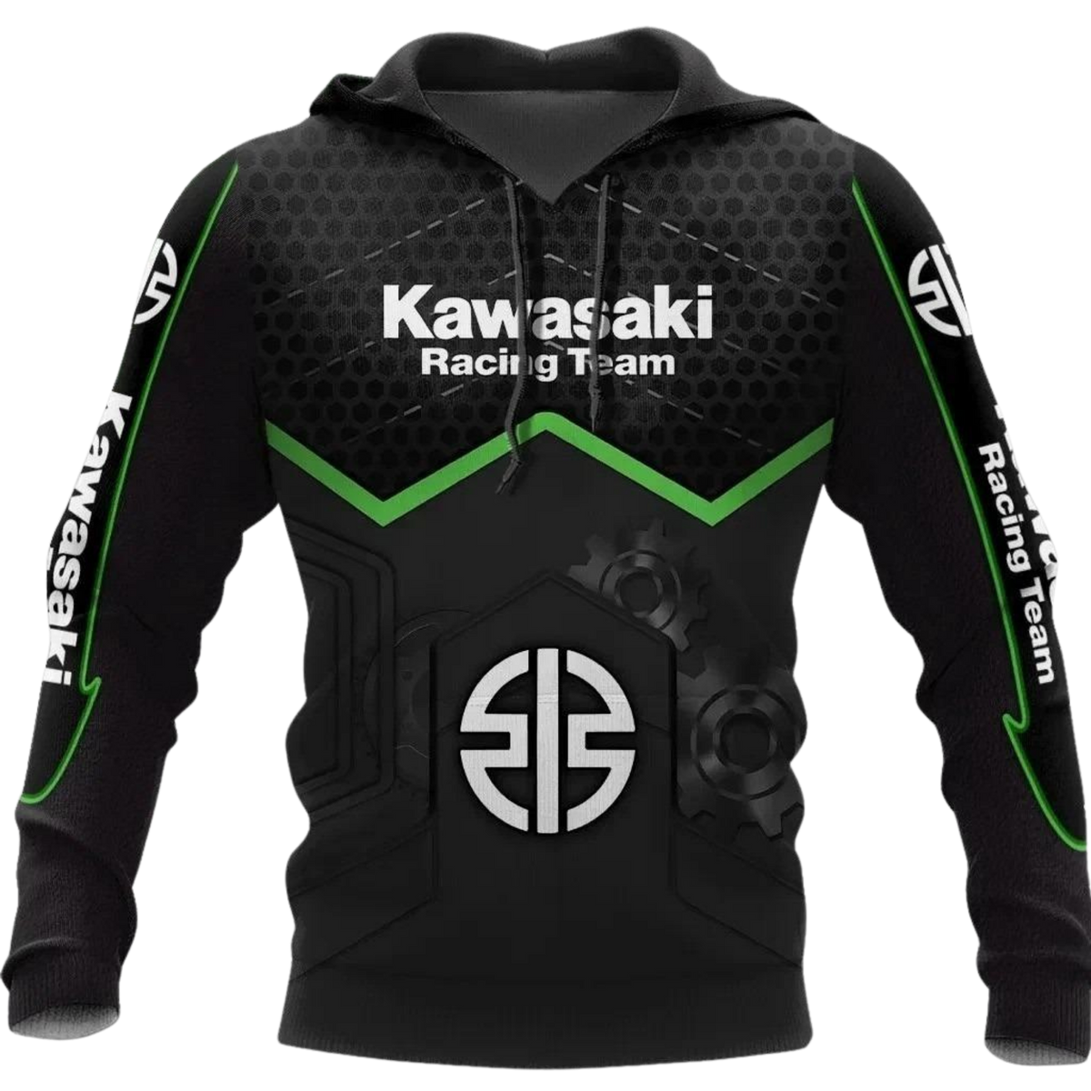 Kawasaki Motorcycle Uniform Hoodie