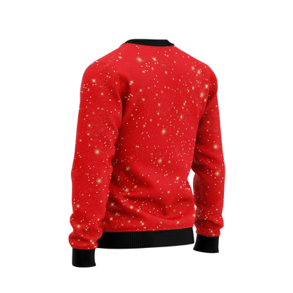 Sexy Santa Abs Funny Christmas Sweater