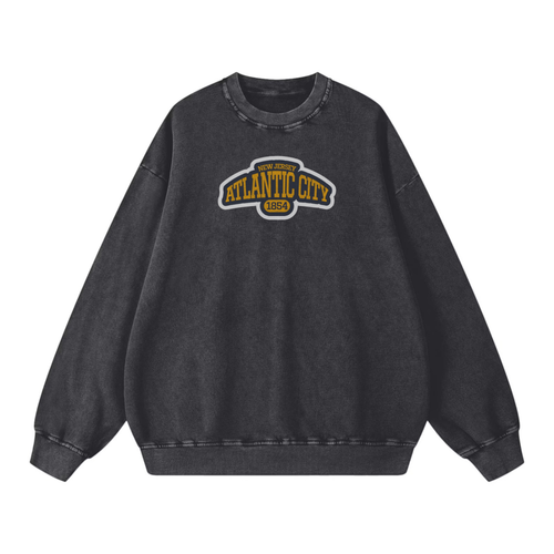 Atlantic City New Jersey 1854 Vintage Wash Sweatshirt