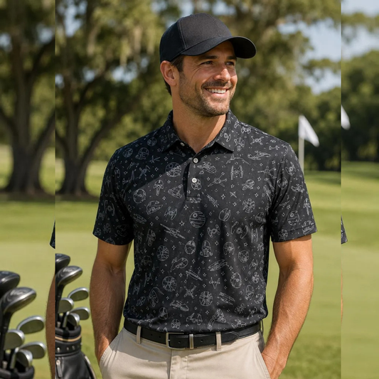 Love You to Death Skeleton Polo Shirt