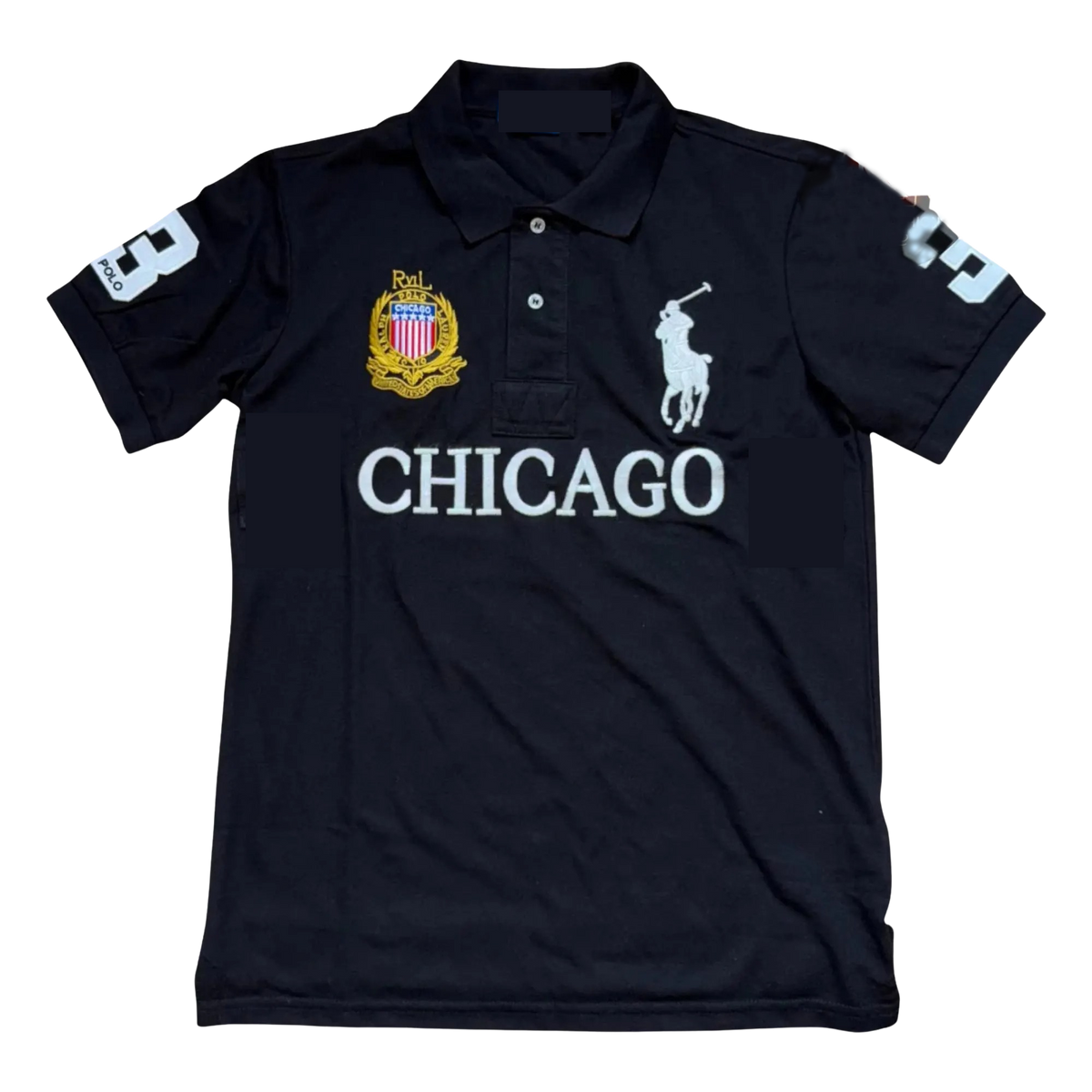 Vintage Chicago Retro Streetwear Polo Shirt