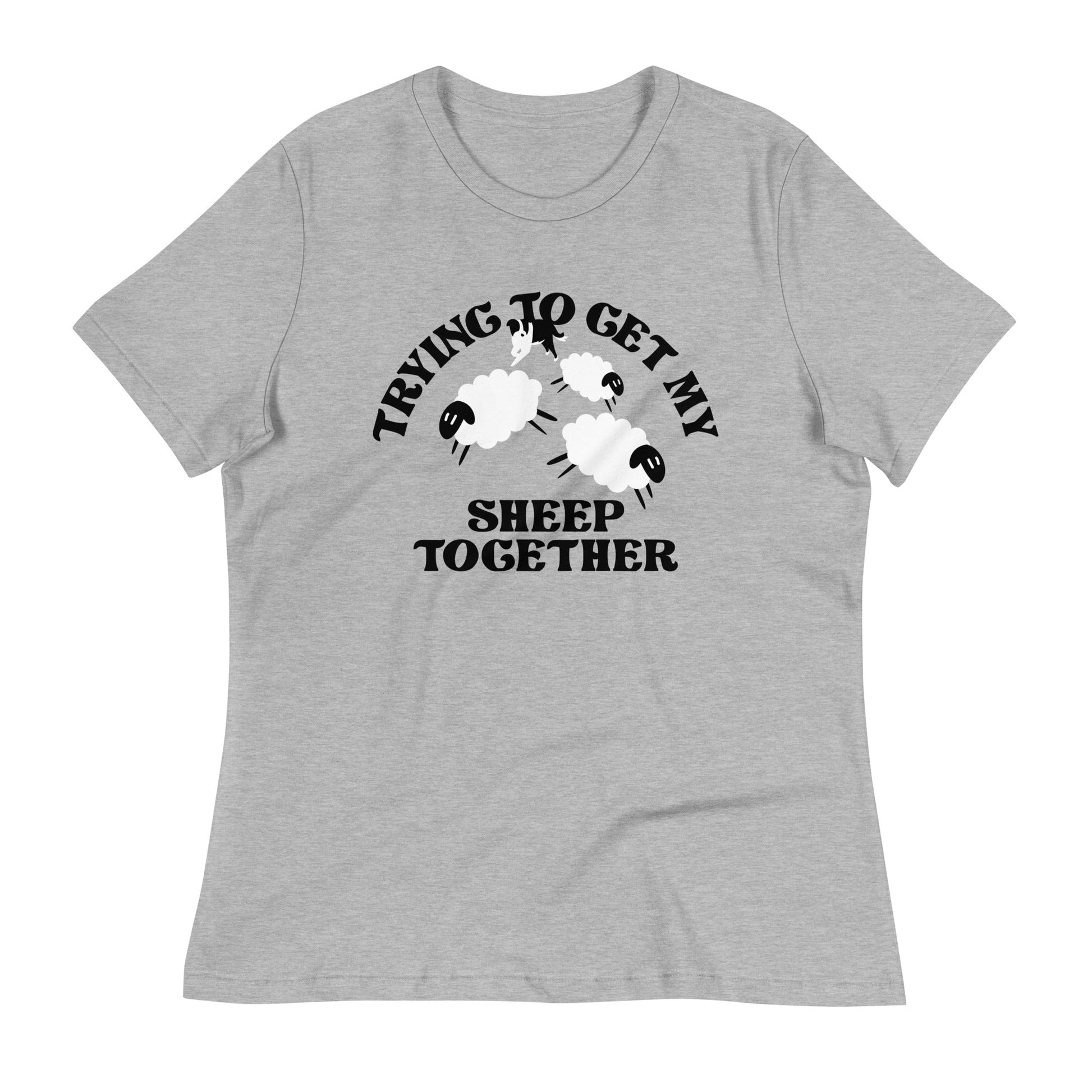 Trying To Get My Sheep Together Women's Signature Tee Unisex T-shirt, Sweatshirt, Hoodie, Long Sleeve Tee apparel design preview 1