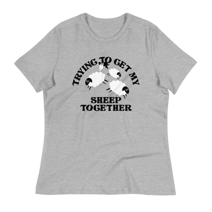 Trying To Get My Sheep Together Women's Signature Tee Unisex T-shirt, Sweatshirt, Hoodie, Long Sleeve Tee apparel design preview 1